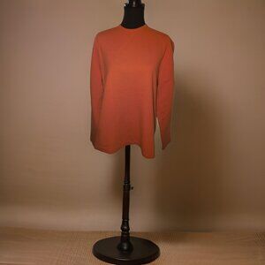 Marciano Vintage Guess Men's Orange Sweatshirt Size L with Phone Pocket Sleeve